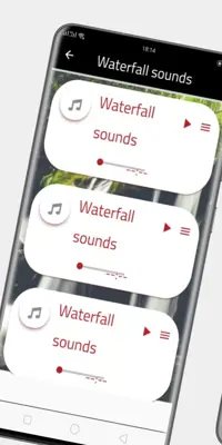 Waterfall sound android App screenshot 2