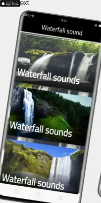 Waterfall sound android App screenshot 3